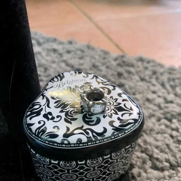 Brighton charm big round clear and silver beads nwot - Picture 2 of 5